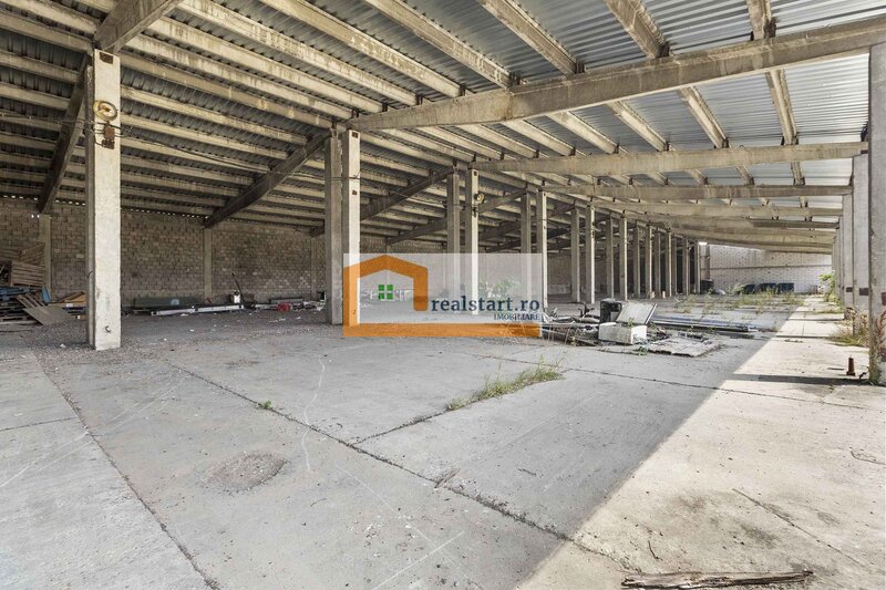 Spatiu industrial, D 155ml la DJ112A, Acces E68, teren 1,7Ha