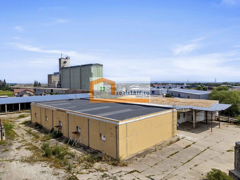 Spatiu industrial, D 155ml la DJ112A, Acces E68, teren 1,7Ha
