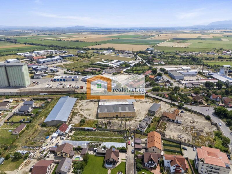 Spatiu industrial, D 155ml la DJ112A, Acces E68, teren 1,7Ha